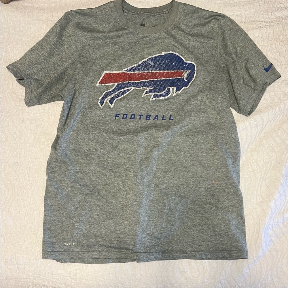 Nike Gray Buffalo Football Graphic Tee Size Medium